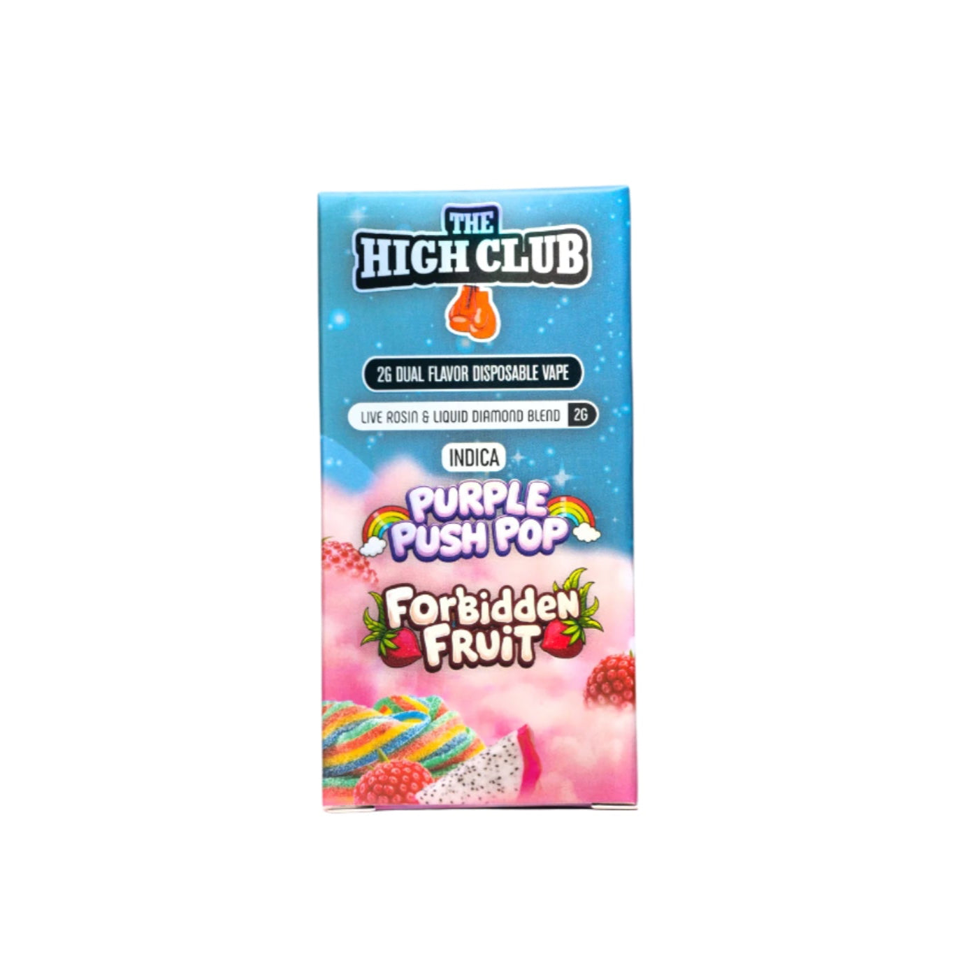 The High Club: Purple Push Pop / Forbidden Live Resin Pen