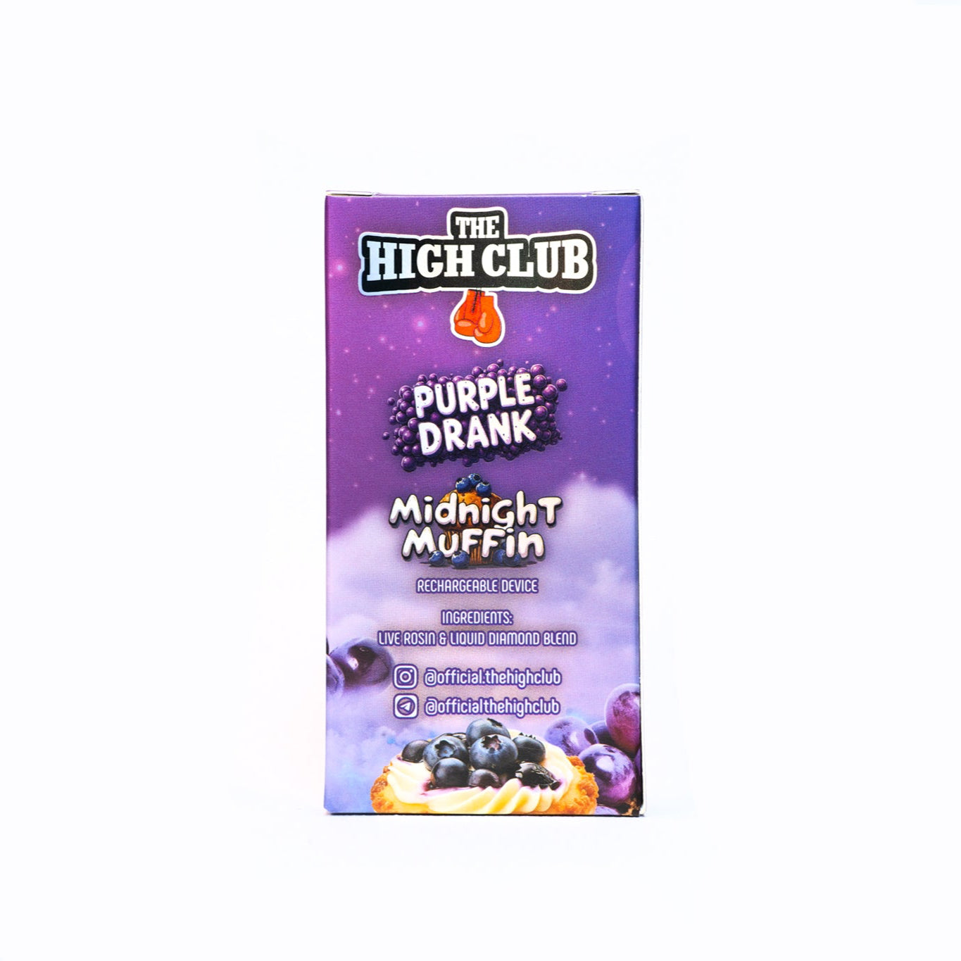 The High Club: Purple Drank / Midnight Muffin Live Resin Pen