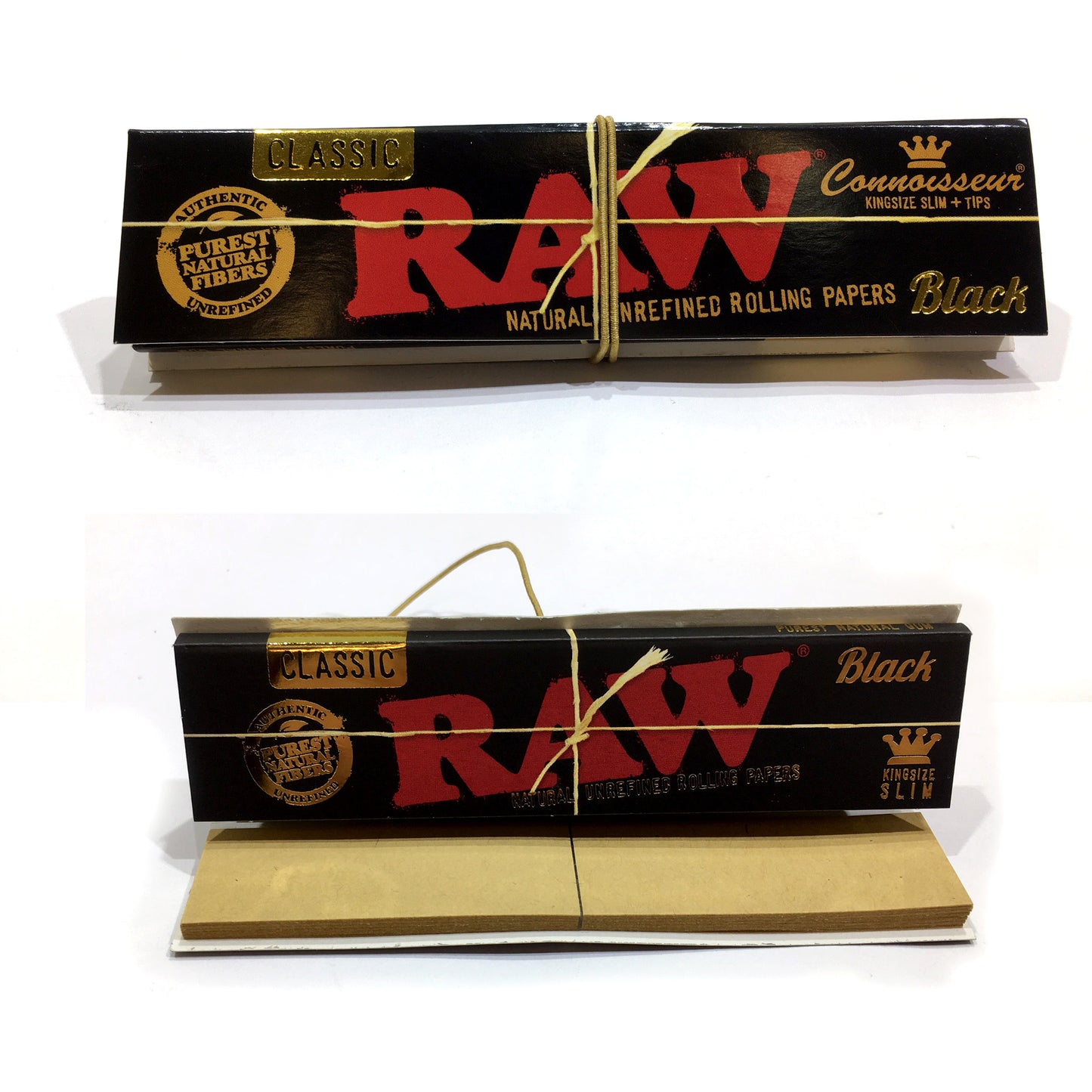 RAW- King Size Slim Black