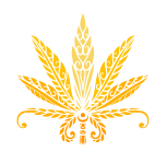 Cannibisters gold leaf emblem