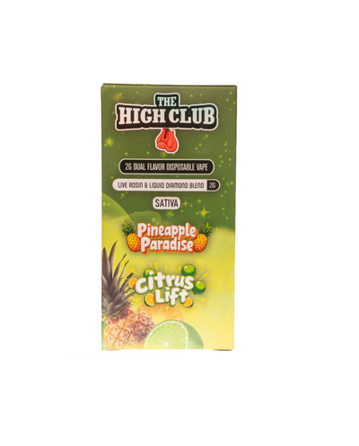The High Club: Pineapple Paradise / Citrus Lift Live Resin Pen