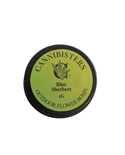 Blue Sherbet Outdoor Flower Rosin 1g tin