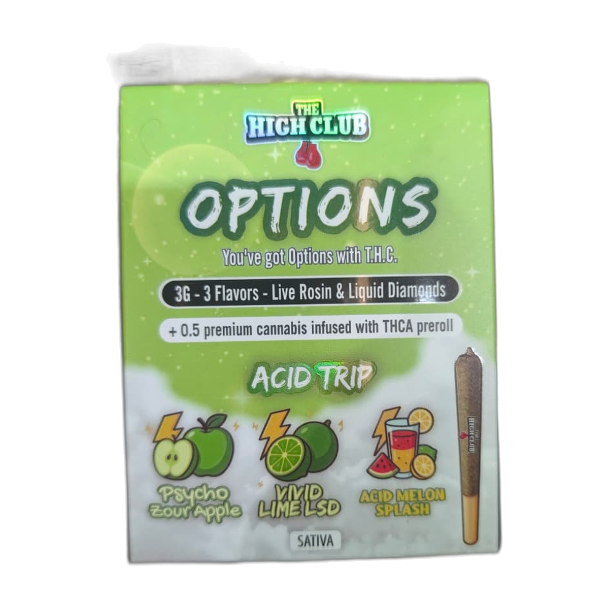 The High Club Acid Trip THC vape pack — Cannibisters, Sea Point Cape Town