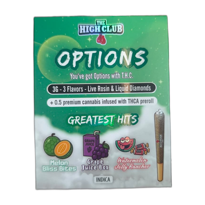 The High Club The Greatest Hits THC vape pack — Cannibisters, Sea Point Cape Town