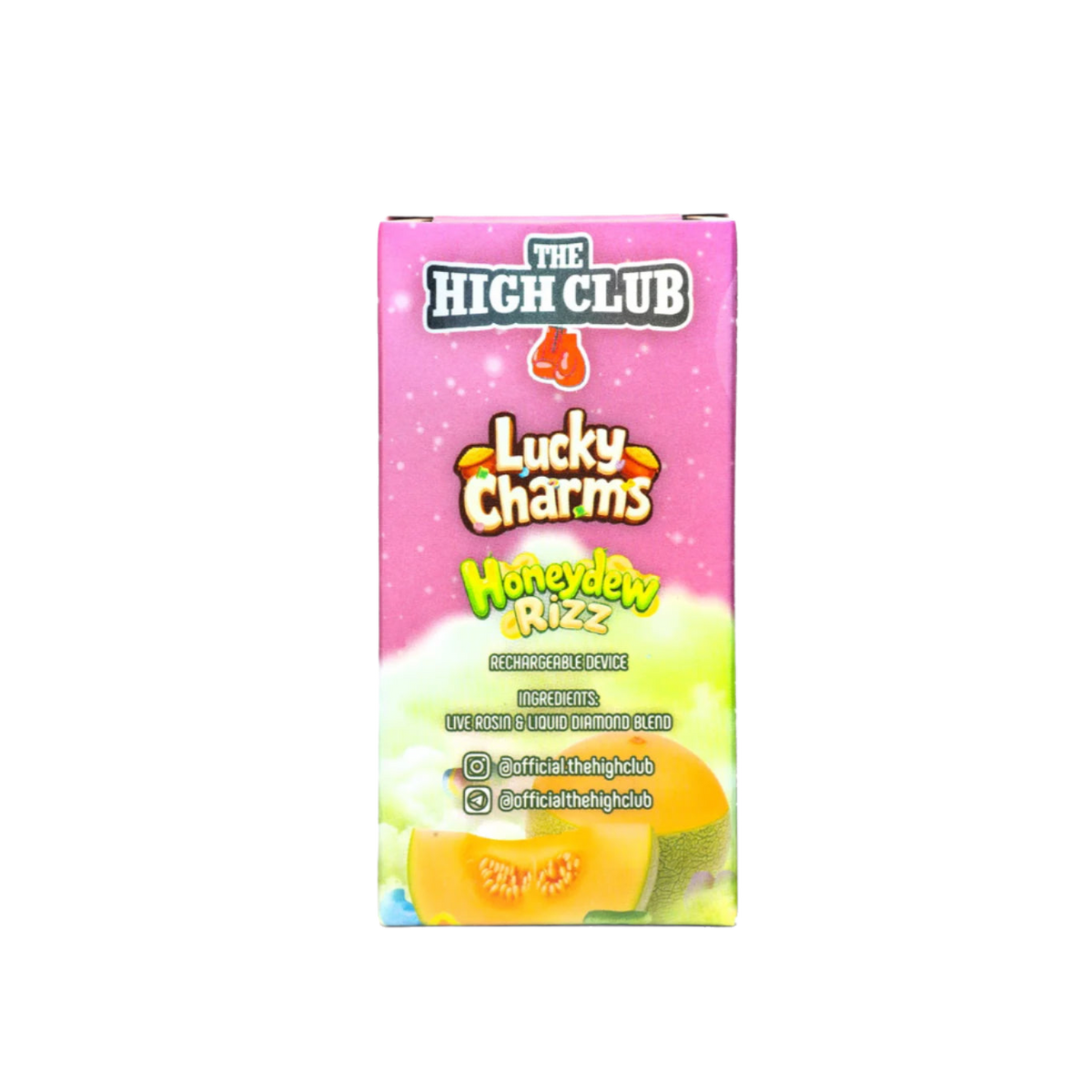 The High Club:  Lucky Charms/ Honeydew Rizz Live Resin Pen