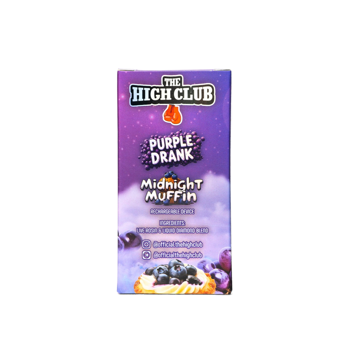 The High Club: Purple Drank / Midnight Muffin Live Resin Pen