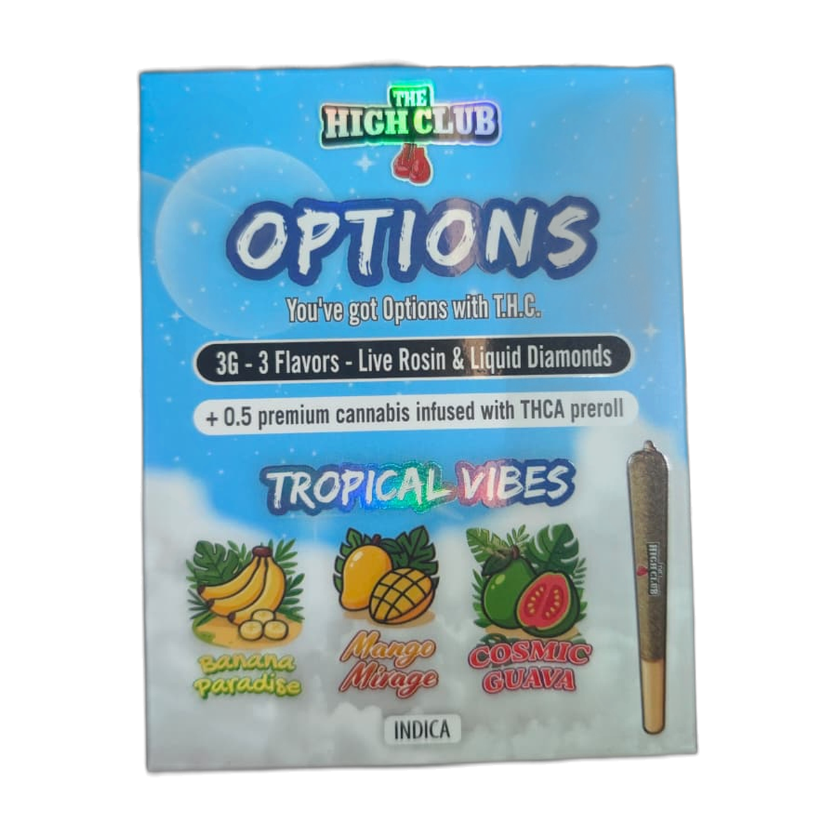 The High Club Tropical Vibes THC vape pack — Cannibisters, Sea Point Cape Town