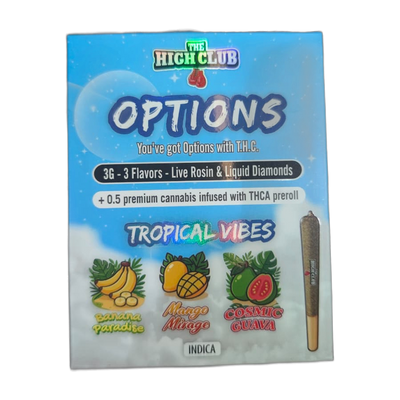 The High Club Tropical Vibes THC vape pack — Cannibisters, Sea Point Cape Town